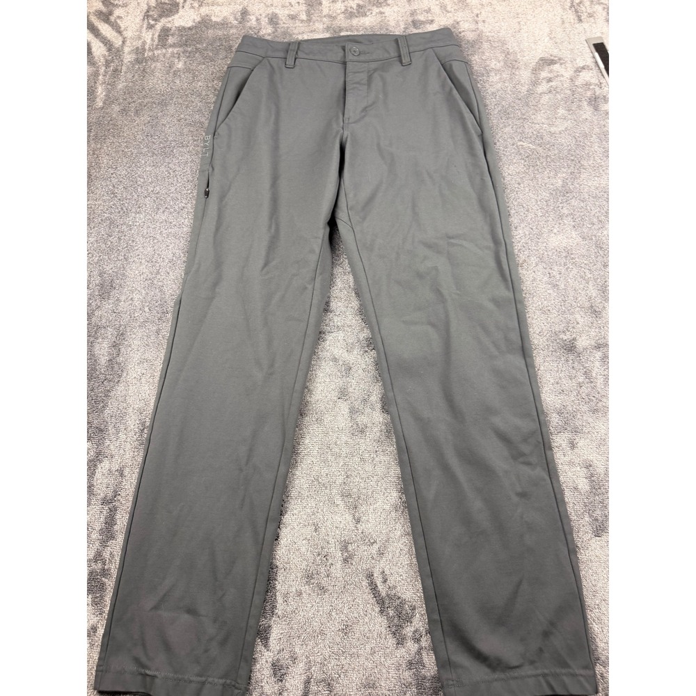 BYLT Premium Basics Everyday‎ Pant Mens 32 Charcoal Grey Stretch Trousers 32x30